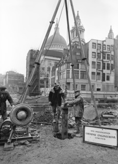Paternoster Square, City of London, 01/03/1962. Creator: John Laing plc.