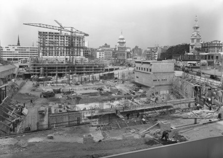 Paternoster Square, City of London, 03/09/1962. Creator: John Laing plc.