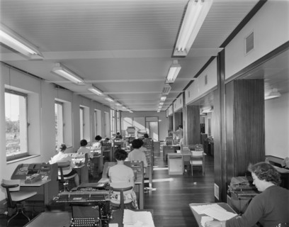 County Hall, A6352, Aykley Heads, Durham, County Durham, 24/09/1963. Creator: John Laing plc.