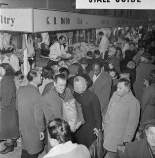 Bull Ring Centre, Birmingham, 23/12/1963. Creator: John Laing plc.