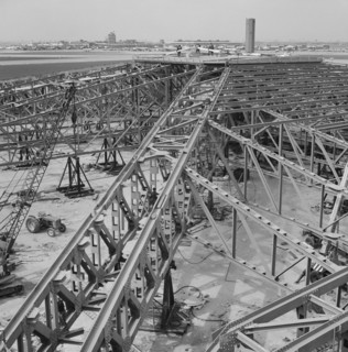 Heathrow Airport, BEA Servicing Hangar, Heathrow, Hillingdon, London, 07/09/1970. Creator: John Laing plc.