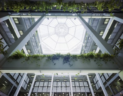 1 Finsbury Avenue, Broadgate, City of London, 03/09/1984. Creator: John Laing plc.