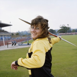 Copthall Stadium, Hendon, Barnet, London, 12/09/1986. Creator: John Laing plc.