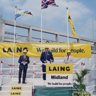National Indoor Arena, King Edwards Road, Birmingham, 12/07/1990. Creator: John Laing plc.