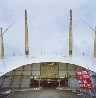 Millennium Dome, Drawdock Road, Greenwich, London, 28/01/1999. Creator: John Laing plc.