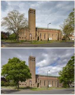 St Alban's Church, The Broadway, North Harrow, Harrow, London, 2020. Creator: Chris Redgrave.
