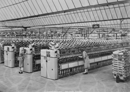 Patons and Baldwins Knitting Factory, Lingfield Close, Darlington, c1947-1950. Creator: John Laing plc.