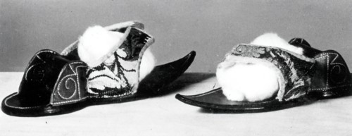 Pair of Pattens (Overshoes), England, 1720s.