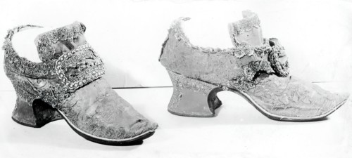 Pair of Shoes, England, 1720s/40s.
