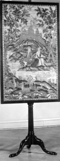Pole Screen, England, 18th century.