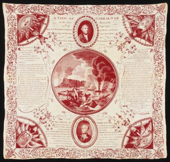 Handkerchief, England, 1782.
