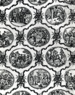 Bedcover, England, 1780s.