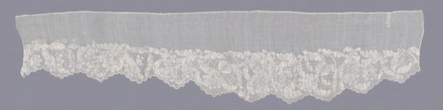 Sleeve Ruffle, France, Mid-18th century.