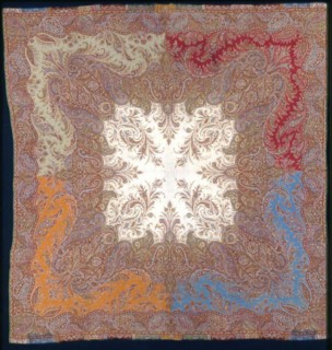 Square Shawl, France, c. 1850.