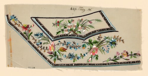 Salesman's Sample (Waistcoat Pocket), France, 1780/90.