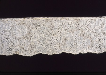 Lace Borders, Valenciennes, Mid-18th century.