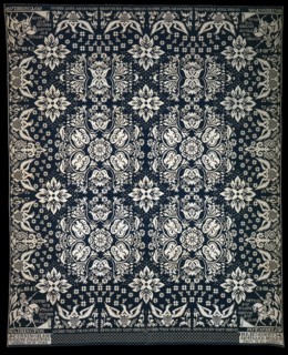 Coverlet, New York, 1843.