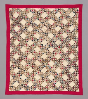 Bedcover ("Ocean Wave" Quilt), United States, c. 1883.