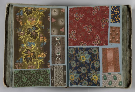 Sample book of swatches, France, 19th c..