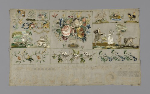Sampler, France, 19th century.