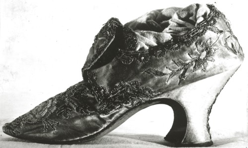 Shoe (Single), England, 1770s.