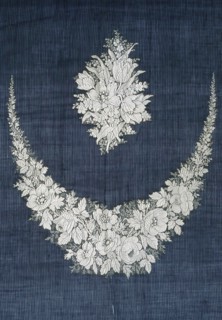 Panel to be Used as Dress or Gown Inserts, France, Mid-19th century.