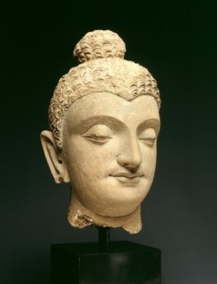 Head of Buddha, 3rd/4th century.