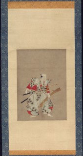 An Actor on Stage, Edo period, 1720-1730.