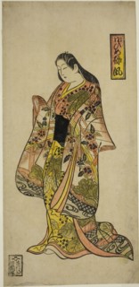 The Princess Style (Ohimesama-fu), c. 1735. Attributed to Okumura Toshinobu.