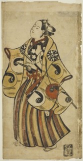 The Actor Nakamura Denkuro I, c. 1710. Attributed to Torii Kiyonobu I.