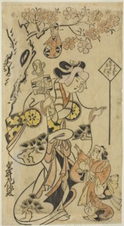 The Actor Iwai Sagenta I, c. 1701. Attributed to Torii Kiyonobu I.