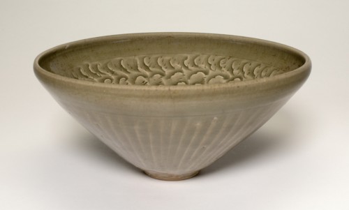 Deep Conical Bowl with Cloudlike Petals, Northern Song dynasty (960-1127), late 11th/early 12th century.