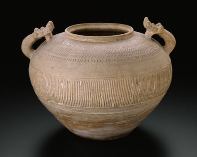 Jar in the Form of an Ancient Bronze Container (lei), Warring States Period (475-221 B.C.).