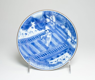 Bowl with Scene from Romance of the Western Chamber, Qing dynasty (1644-1911), Shunzhi/early Kangxi period (c. 1655-1665).