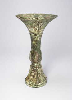 Beaker, Shang dynasty (c. 1600-1050 B.C.).
