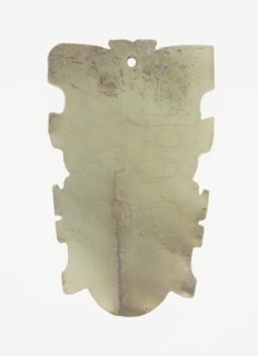 Pendant with Monster Mask, Shang period, 13th-11th century B.C.