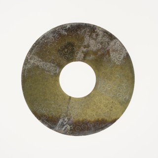 Disc (bi), Eastern Zhou period or Western Han dynasty, 3rd/2nd century B.C.