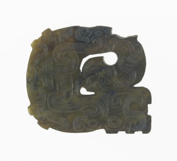 Dragon Plaque, Eastern Zhou dynasty, (c. 770-256 B.C.), c. 7th/6th century B.C.