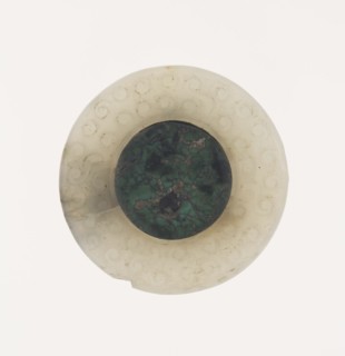 Pommel inlaid with Malachite, Eastern Zhou period, 3rd century B.C.