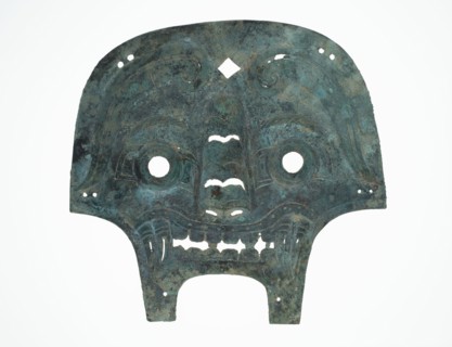 Mask from a Horse Bridle, Western Zhou dynasty ( 1046-771 BC ), about 9th century BC.