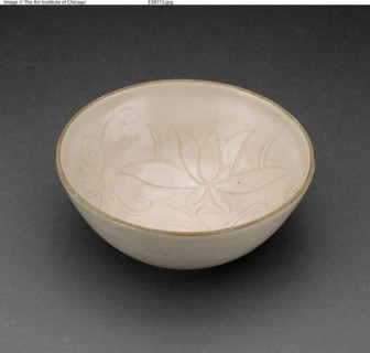 Bowl with Stylized Flowers and Leaves, Style of Northern Song dynasty (960-1127), probably 20th century.