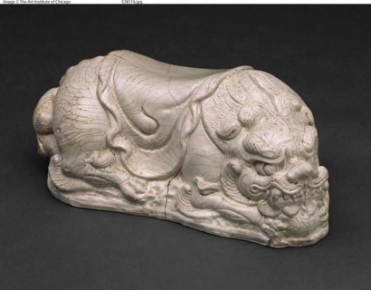 Lion-Shaped Pillow, Probably Northern Song (960-1127) or Jin dynasty  (1115-1234) , 11th/13th Century.