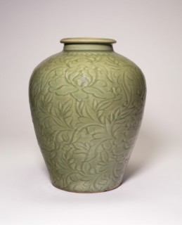 Jar with Peony Scrolls, Ming dynasty (1368-1644), 15th century.