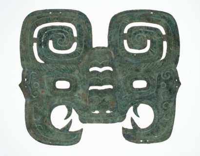 Mask, Western Zhou dynasty ( 1046-771 BC ), about 9th century BC.