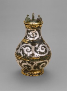 Covered Jar (Hu) ?????????, Eastern Zhou dynasty, Warring States period (480-221 B.C.), late 4th/3rd century B.C.