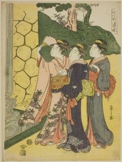 Kiyomizu, from the series "Seven Komachi (Nana Komachi)", c. 1791/92.