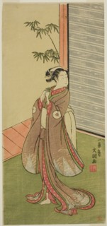 The Actor Iwai Hanshiro IV in a Female Role, c. 1769.