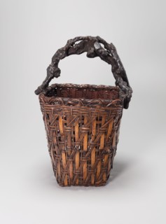 Rectangular Flower Basket, c. 1900.