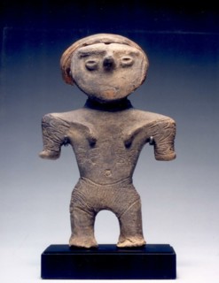Female Figurine with Topknot, c. 1000-300 B.C.