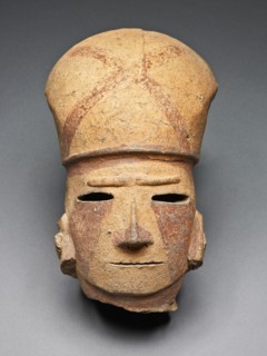 Head of a Warrior, 6th century Kofun period (mid 3rd-6th century A.D.).